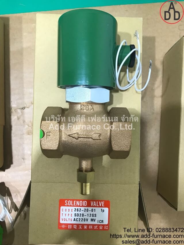 Nichiden Solenoid Valve,Type SC-40|SC-60|SC-70|SD-20|SD-30 (9) 